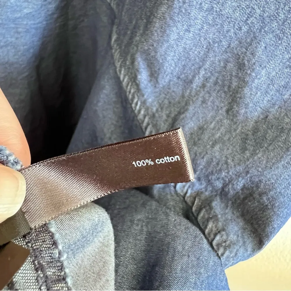 The Limited Sleeveless High-Low Denim Cotton - Image 10