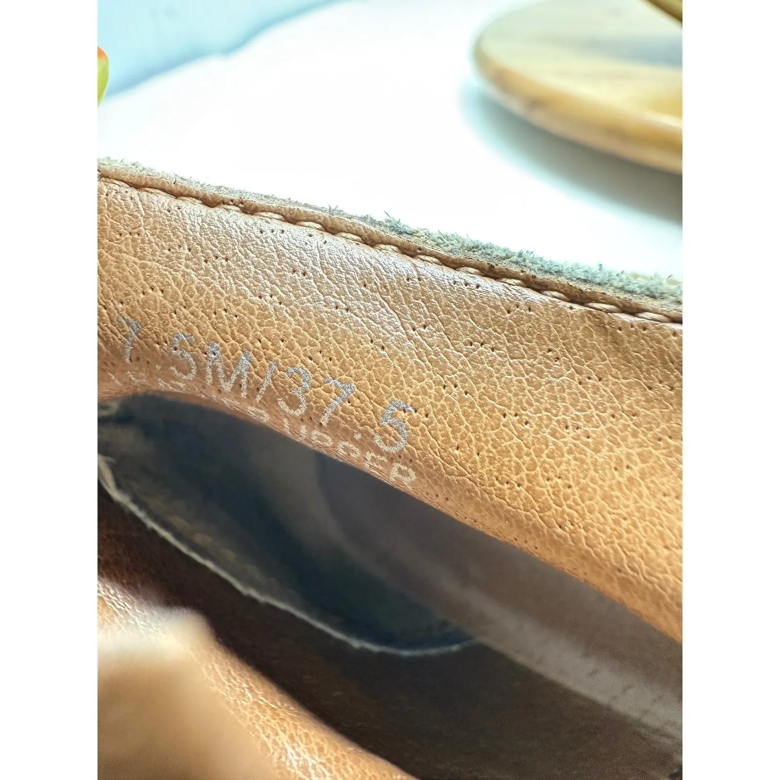 Lucky Brand Womens Brolley Suede Leather Brown Ankle Booties Boots Shoes 7.5 - Image 2