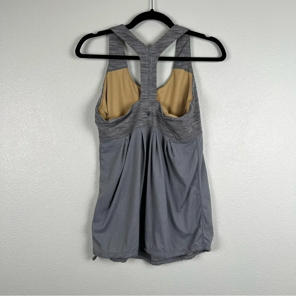 LULULEMON Power Dance Tank Gray‎ Sz 10 - Image 6