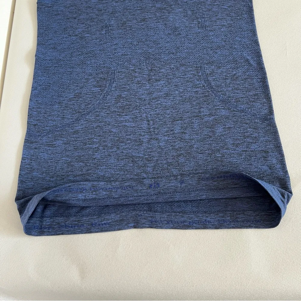 Lululemon Athletica Swiftly Tech Size 6 Racerback Seamless Sleeveless Navy Blue - Image 10