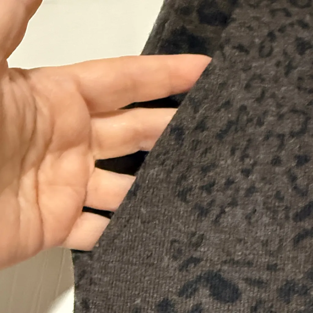 Sundry  Black Leopard Print Joggers - Image 4