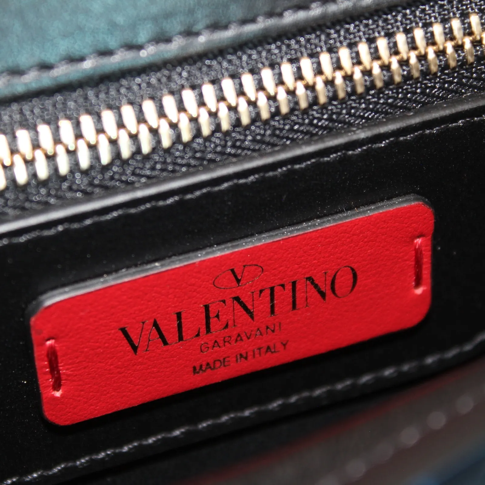 Valentino Joylock Black Leather Floral Applique Rockstud Satchel Shoulder Bag - Image 12