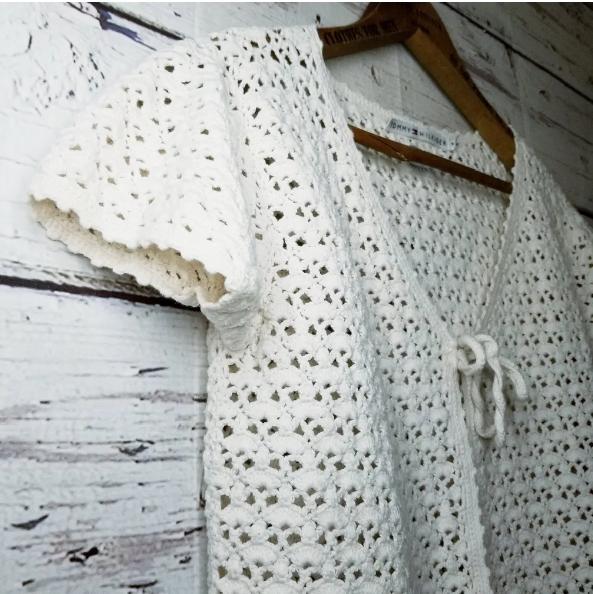 Hand knit Cardigan Sweater - Image 4