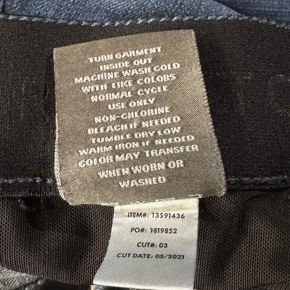 Torrid SZ 24R Bombshell Skinny Jeans Zip-Fly Stretch Hi-Rise Pockets Whiskered - Image 8