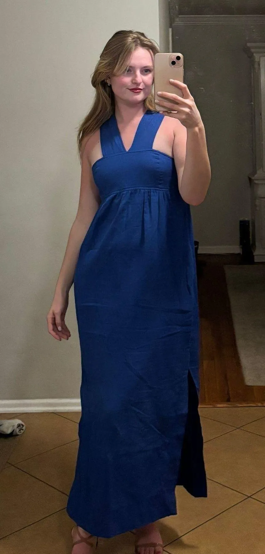 Santiana Y-neck Maxi Dress - Image 2