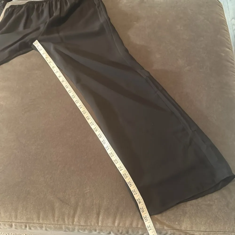 Women’s Black Chiffon 3 Piece Pants Suit Long Lapel Detail Jacket Size 10 NWOT - Image 12