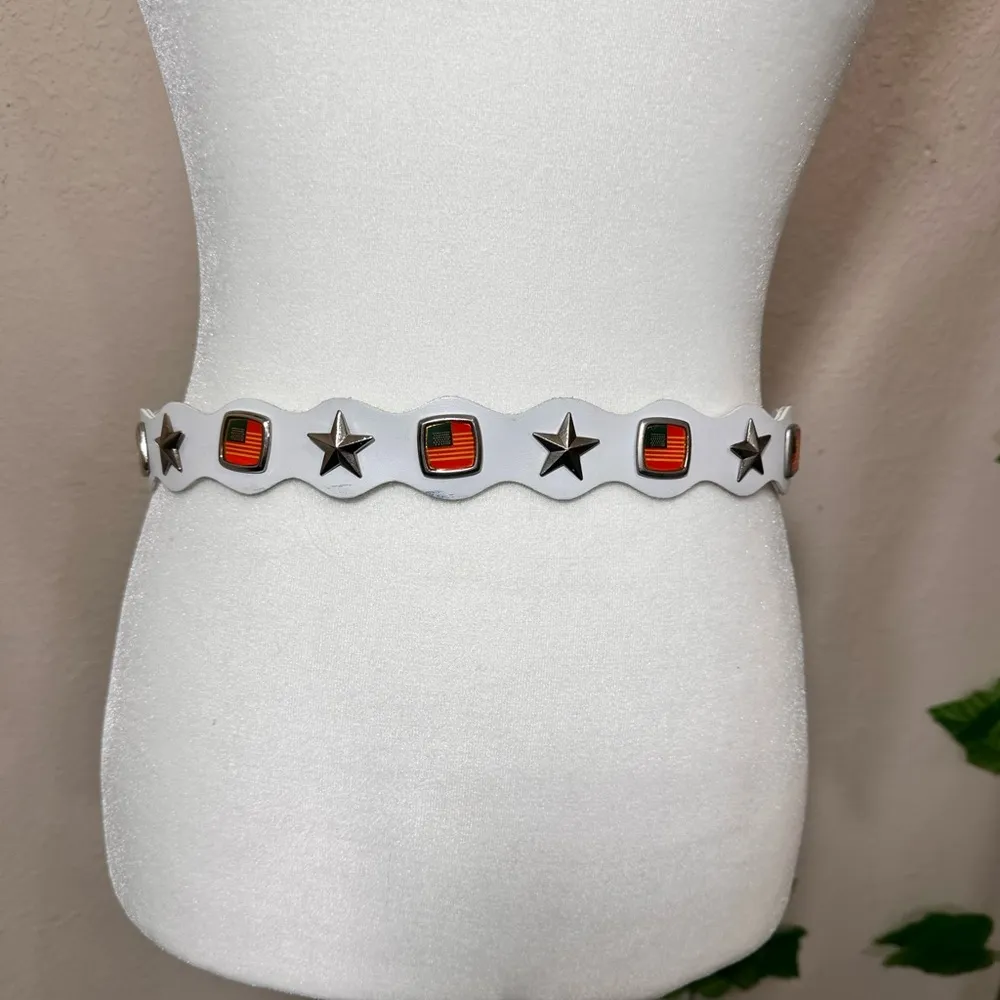 American Flag Belt New White - Image 11