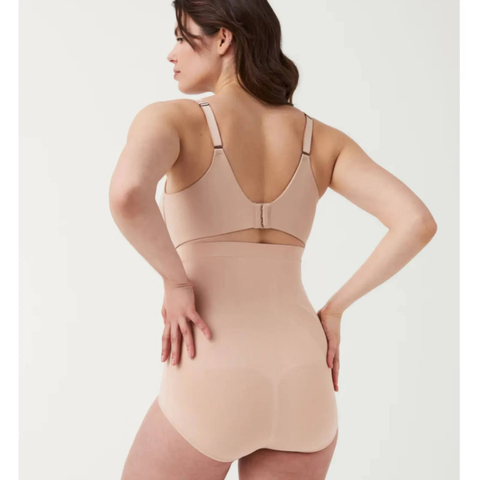 SPANX Sculpt OnCore High-Waist Brief Powerful Sculpting Shapewear Nude Sz 3X - Image 2