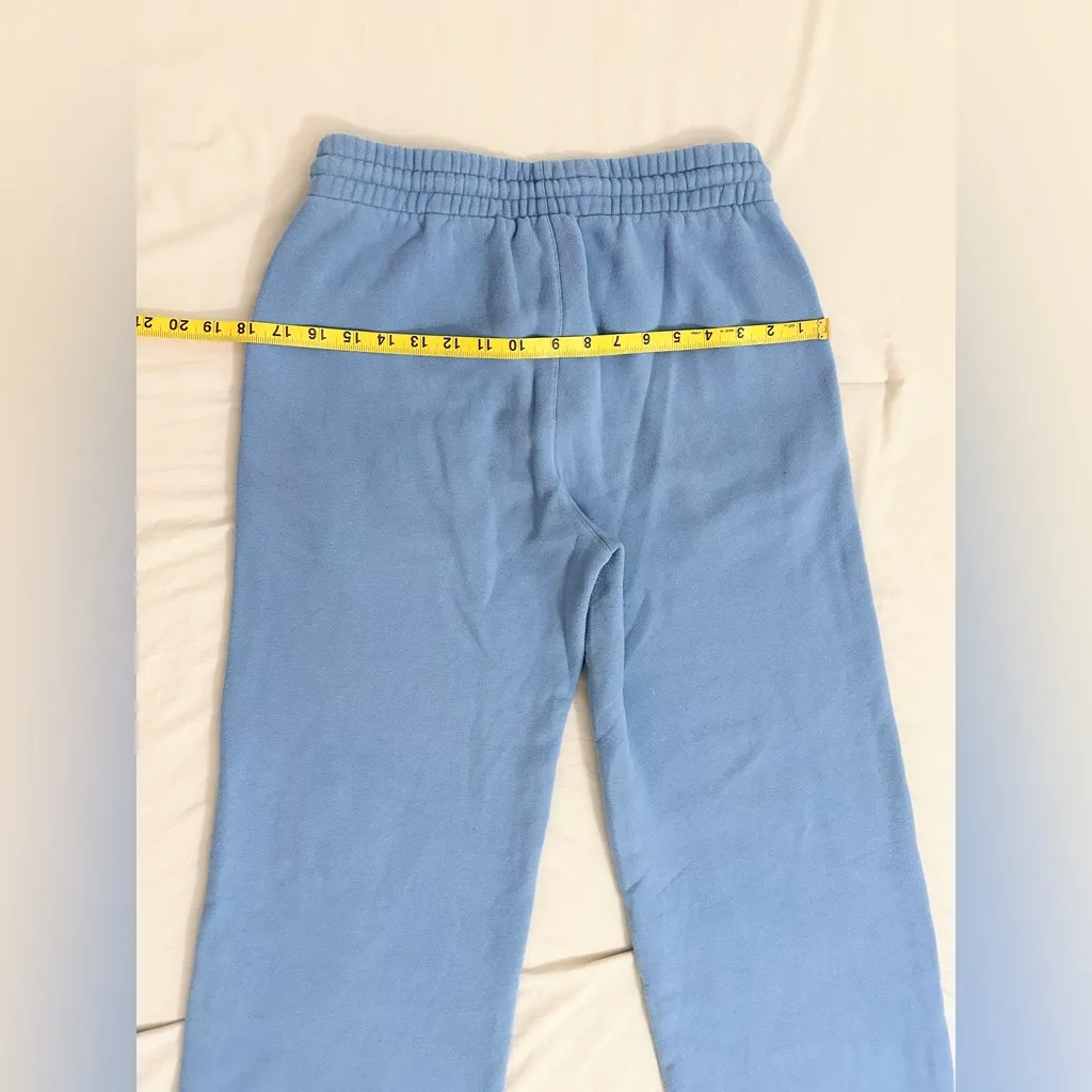 Aritzia TNA Sweatfleece Cozy Fleece Boyfriend Pant - French Blue - S - Image 7