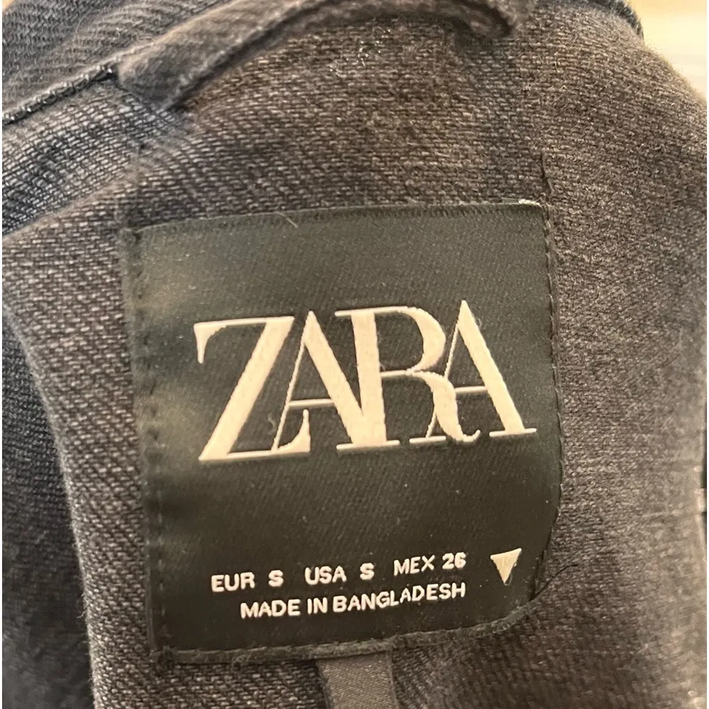 Zara black Jean jacket size small - Image 2