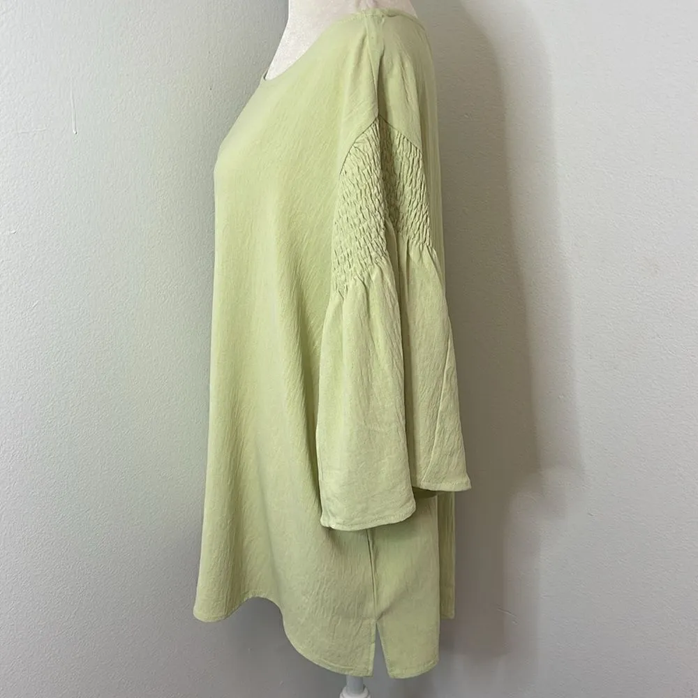 Oddy blouse. Size 1XL. Soft and airy. Green - Image 2