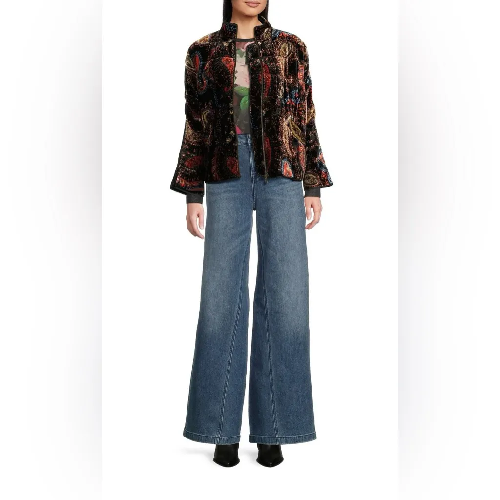 Johnny Was Sezana Paisley Quilted Jacket Size XS - Image 5