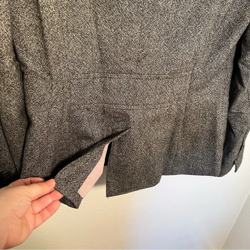 Vintage Eddie Bauer Blazer Charcoal Gray - Image 9