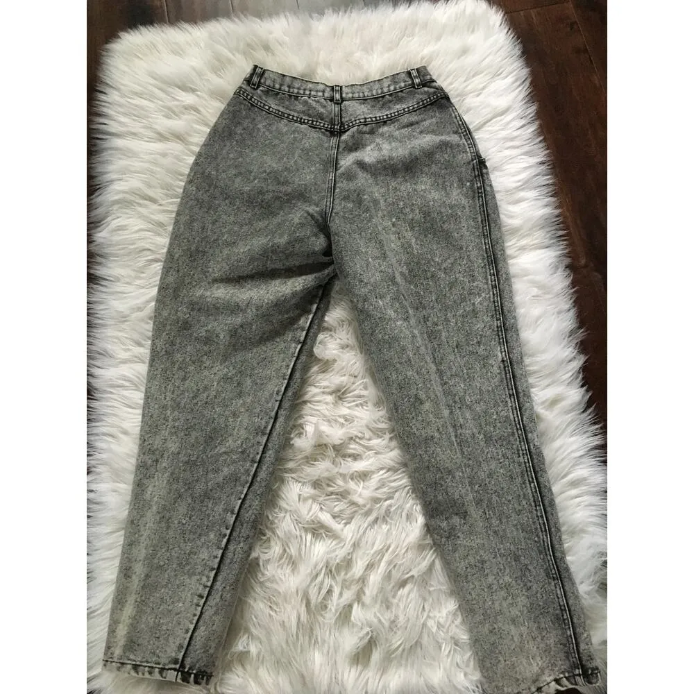 Vintage Northwest Blue Company Black acid wash jeans, size 14 - Image 3