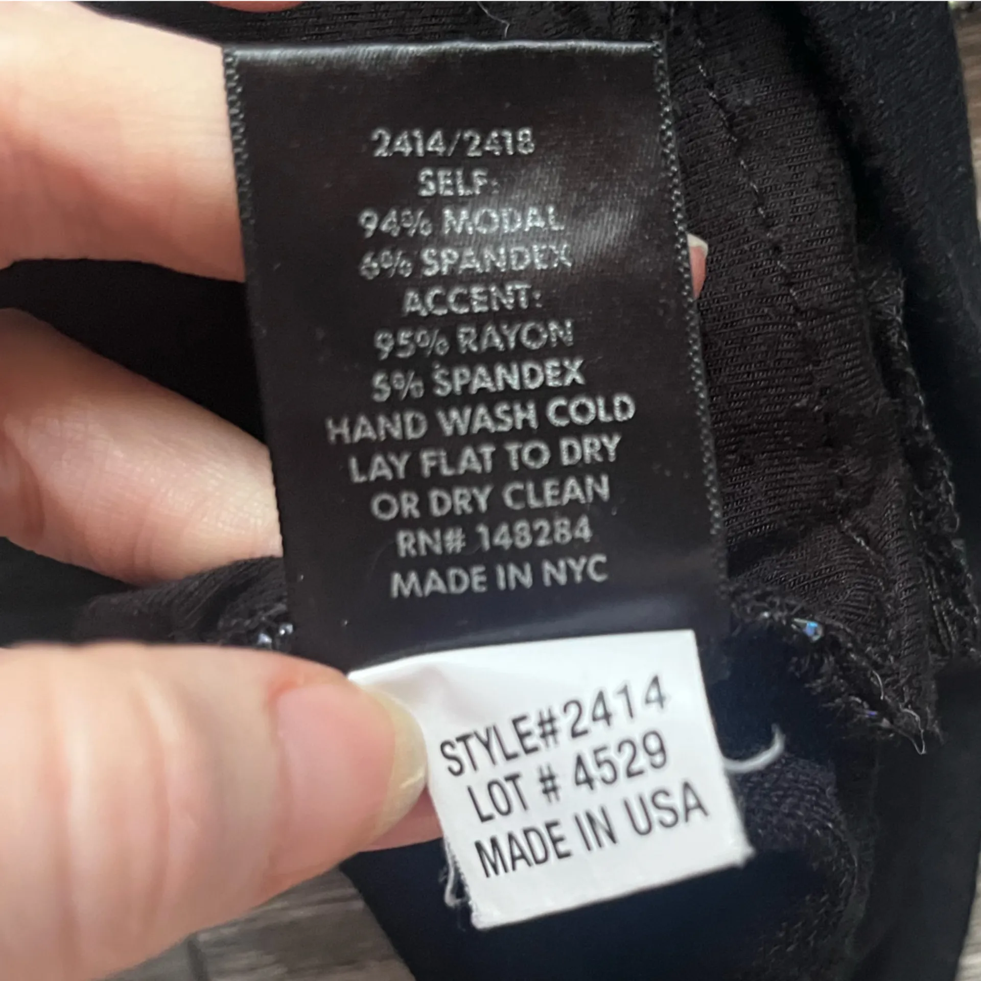 Terez Black Silver Sequin Long Sleeve Raglan Baseball Tee Sweater Fall Size M - Image 6