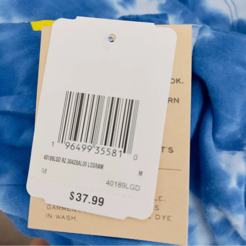 New Era Apparel Women's Los Angeles Rams Tie Dye Blue T - Image 3