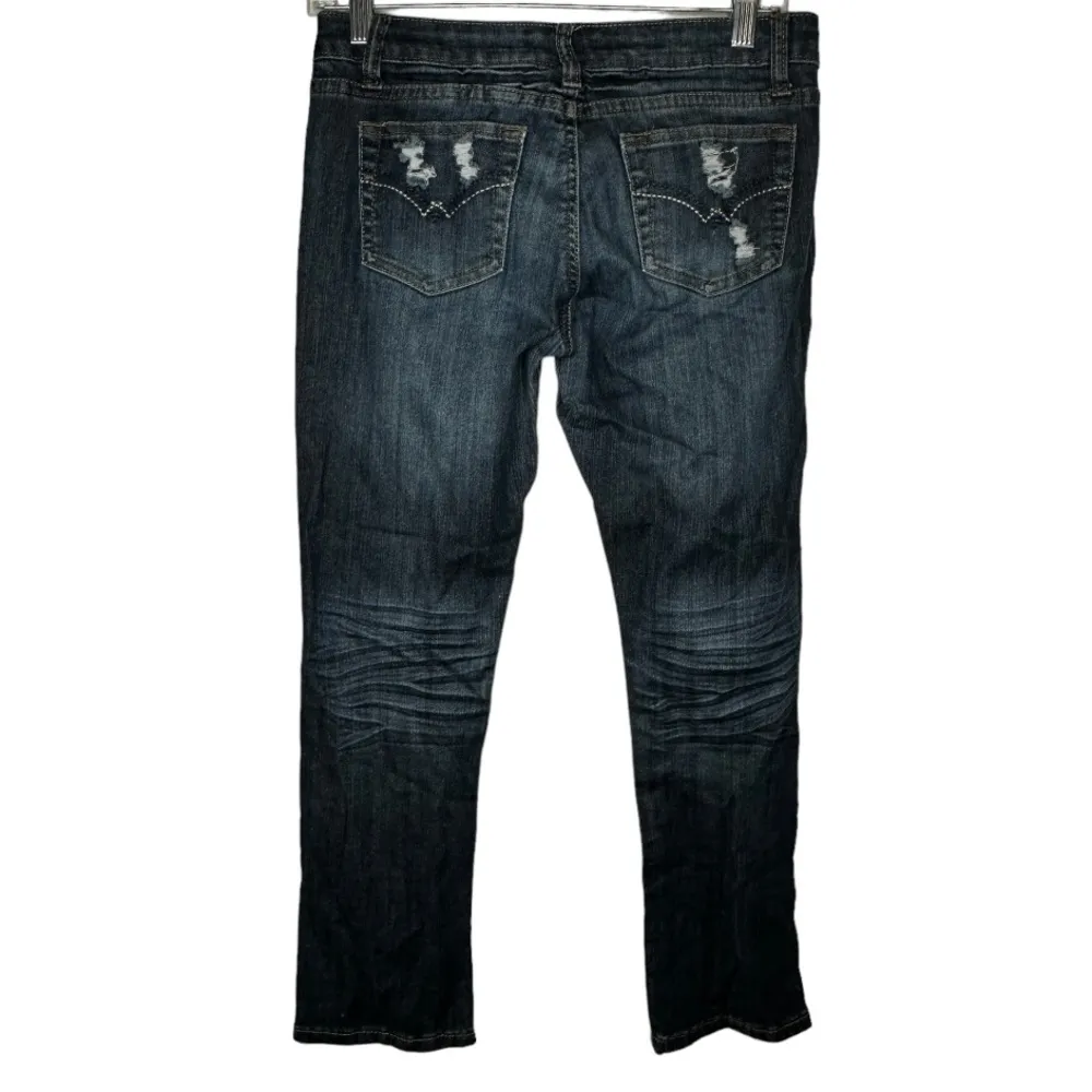 JCJQ Destroyed‎ Jeans Blue Size undefined - Image 5