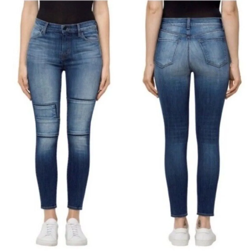 NWT J Brand Alana Jasper Patched Crop Skinny Jeans Size 28 - Image 6