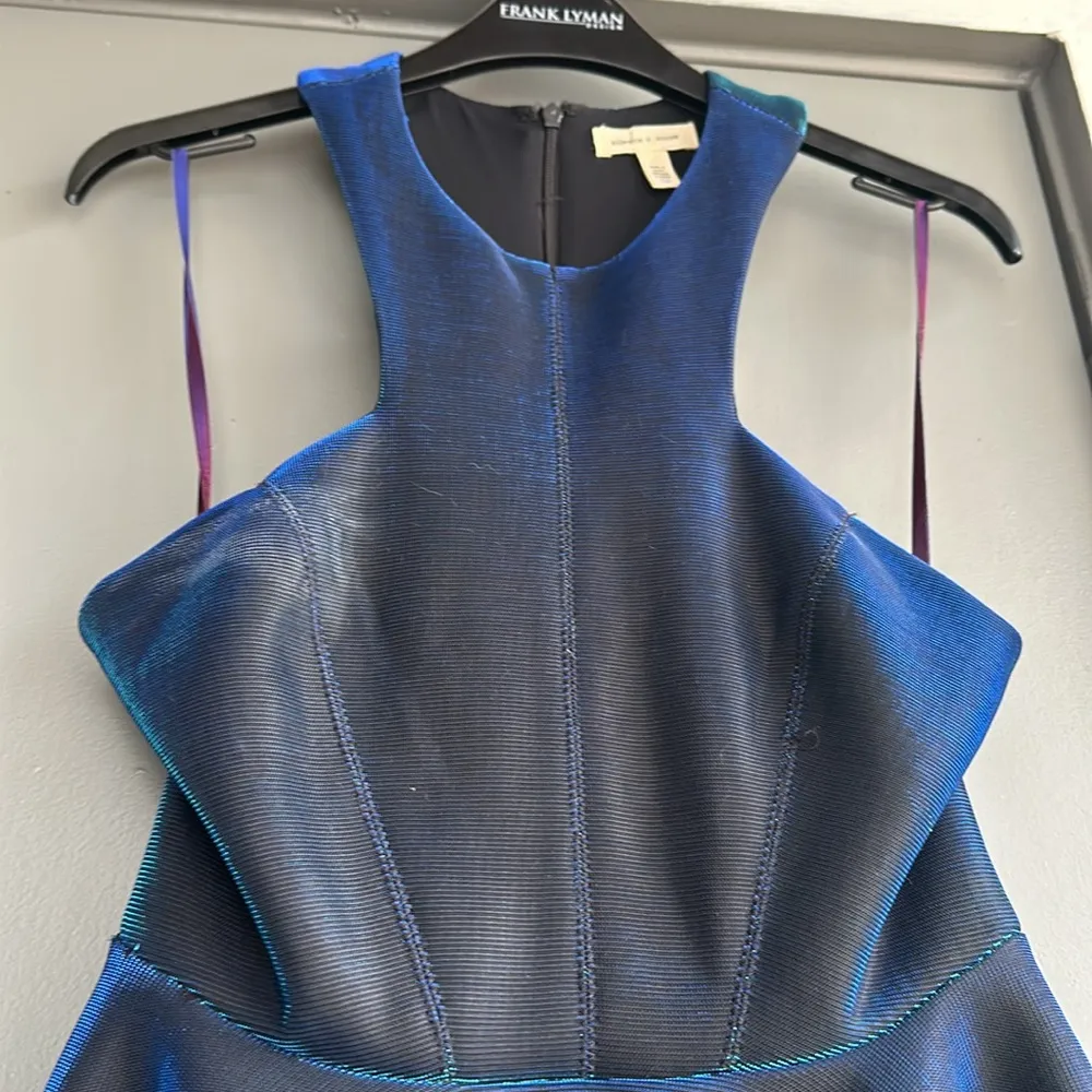 Silence + Noise Chrome Blue Dress - Image 5