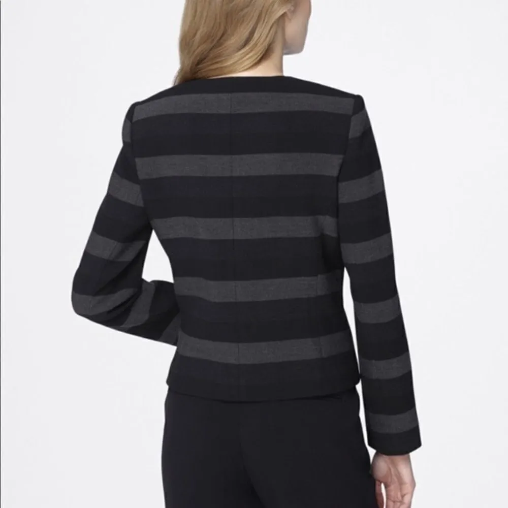 Tahari Arthur S. Levine Plus Striped Blazer D29 - Image 7