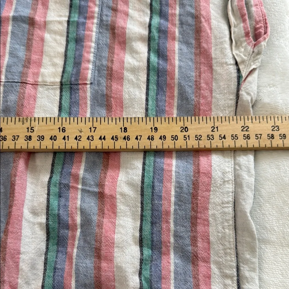 Orvis Striped Sleeveless Button-Up Shirt - Image 6