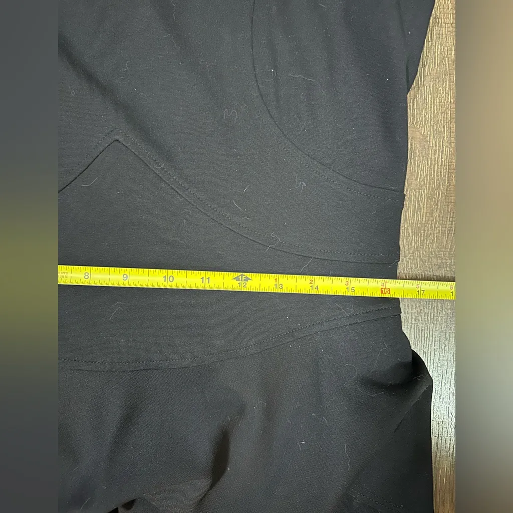 Drew Trudy Black Sleeveless Peplum Cocktail Dress Size 10 - Image 9