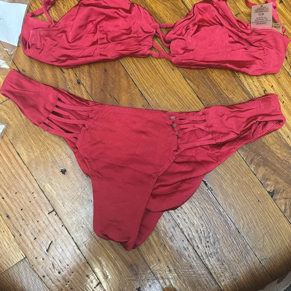 Beach Bunny Red Bikini Set - Image 2