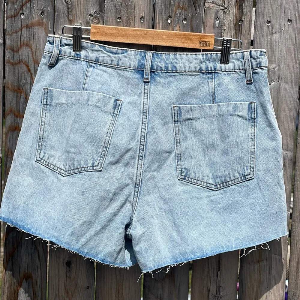 STUDIO BY THE WORKSHOP DENIM SKORT FOR Women Blue Size XL - Image 10