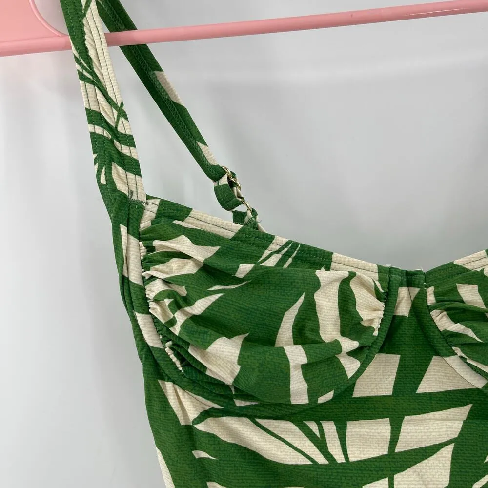 KATE SPADE Swimsuit Size Extra Small One Piece NWT Bitter Greens Leaf Swim Beach - Image 11