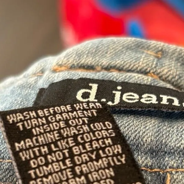 D. Jeans Denim Belted‎ Shorts Size 10 - Image 5