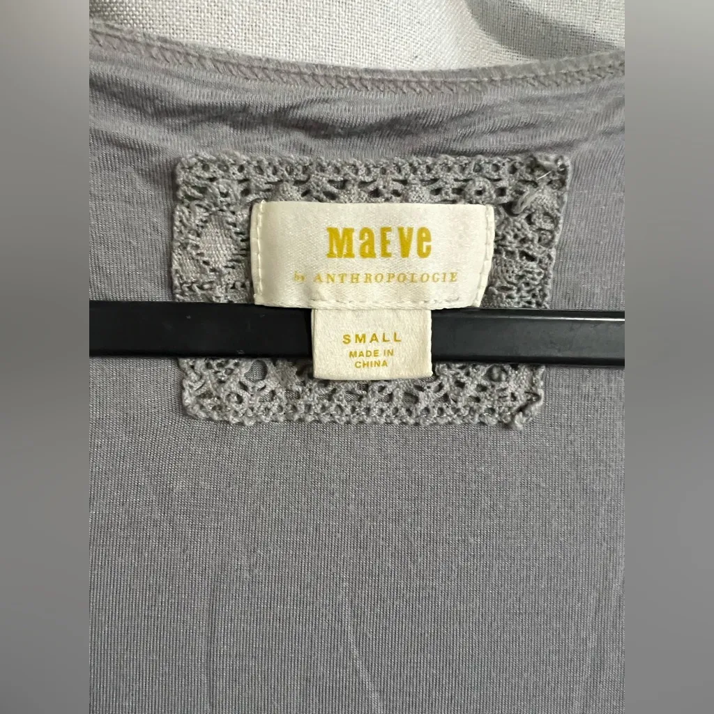 Maeve by anthropologie Gray Tiered Maxi Dress - Image 6