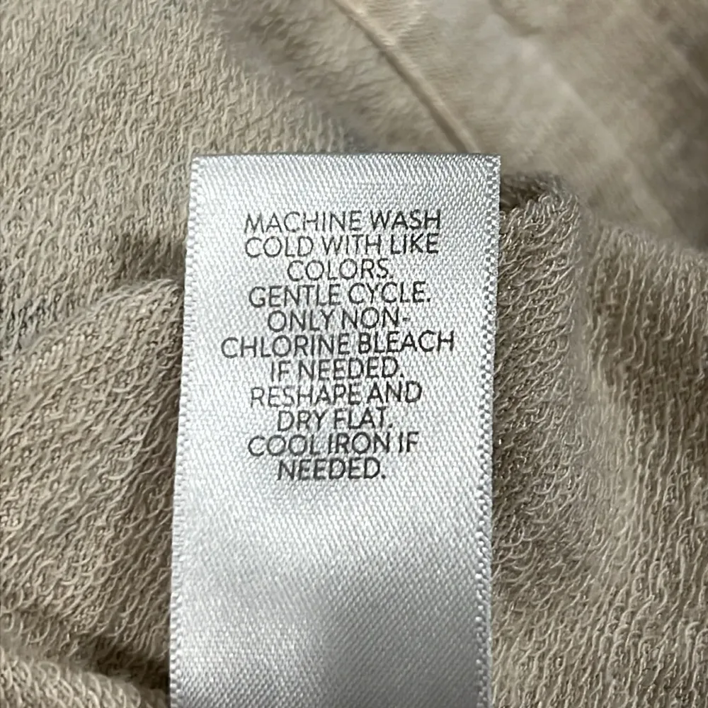 J. Jill Pure Jill long sleeve beige & teal floral soft stretch button accents Blue Size undefined - Image 10