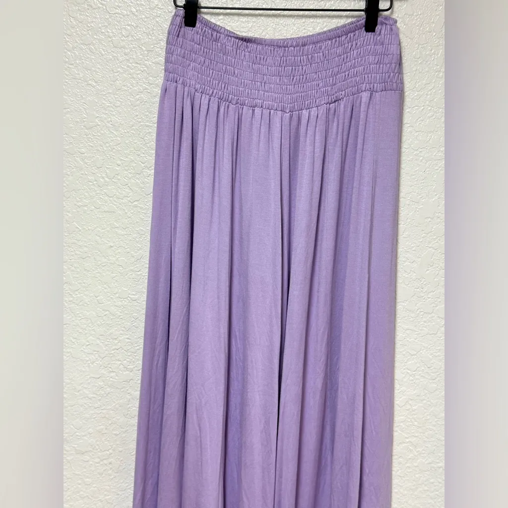 EARTHBOUND Trading Co. Lavender Wide Leg Pants Size Medium - Image 2
