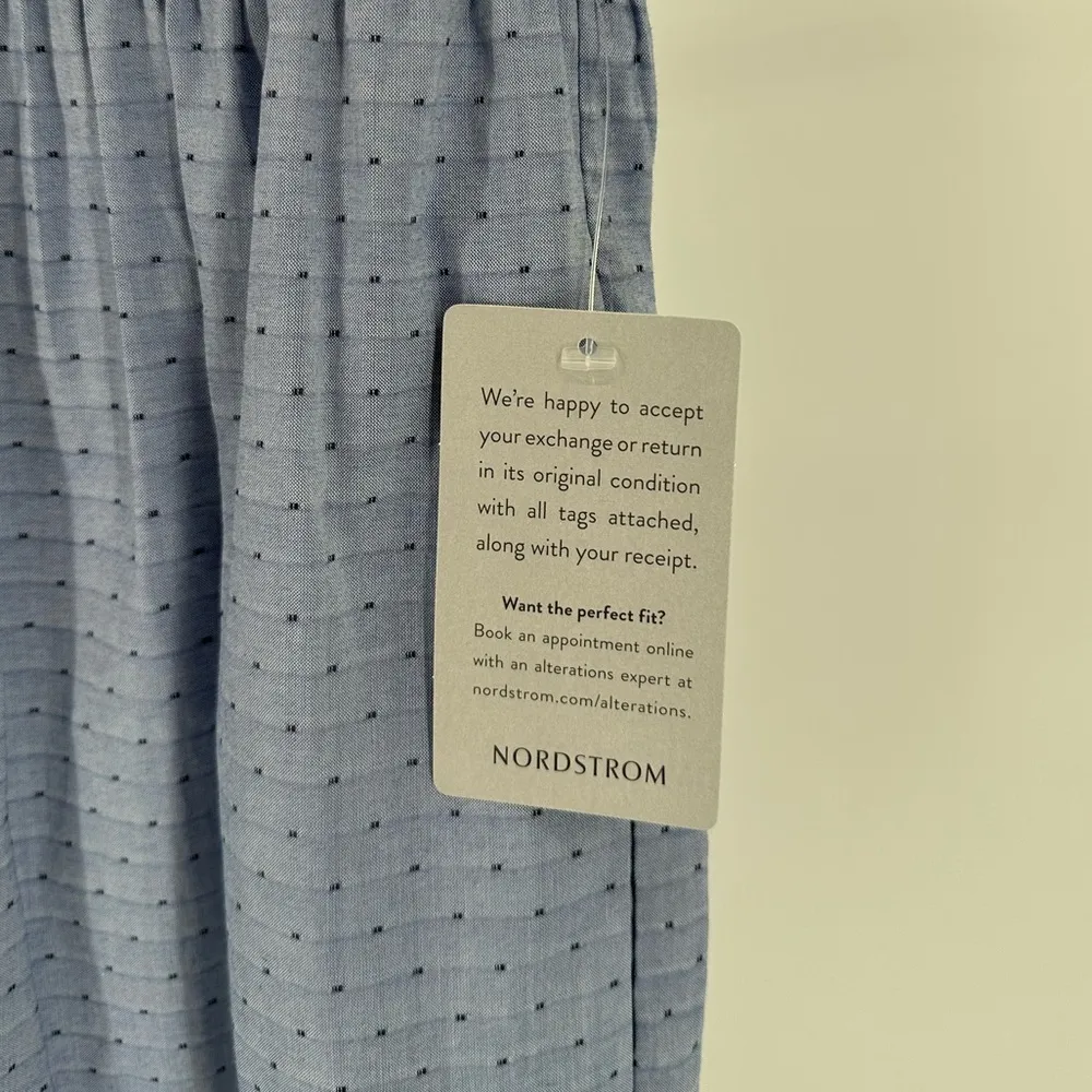 Gal Meets Glam Belinda Tiered Maxi Dress Blue Smocked Bust Ruffle Trim 4 NWT - Image 9