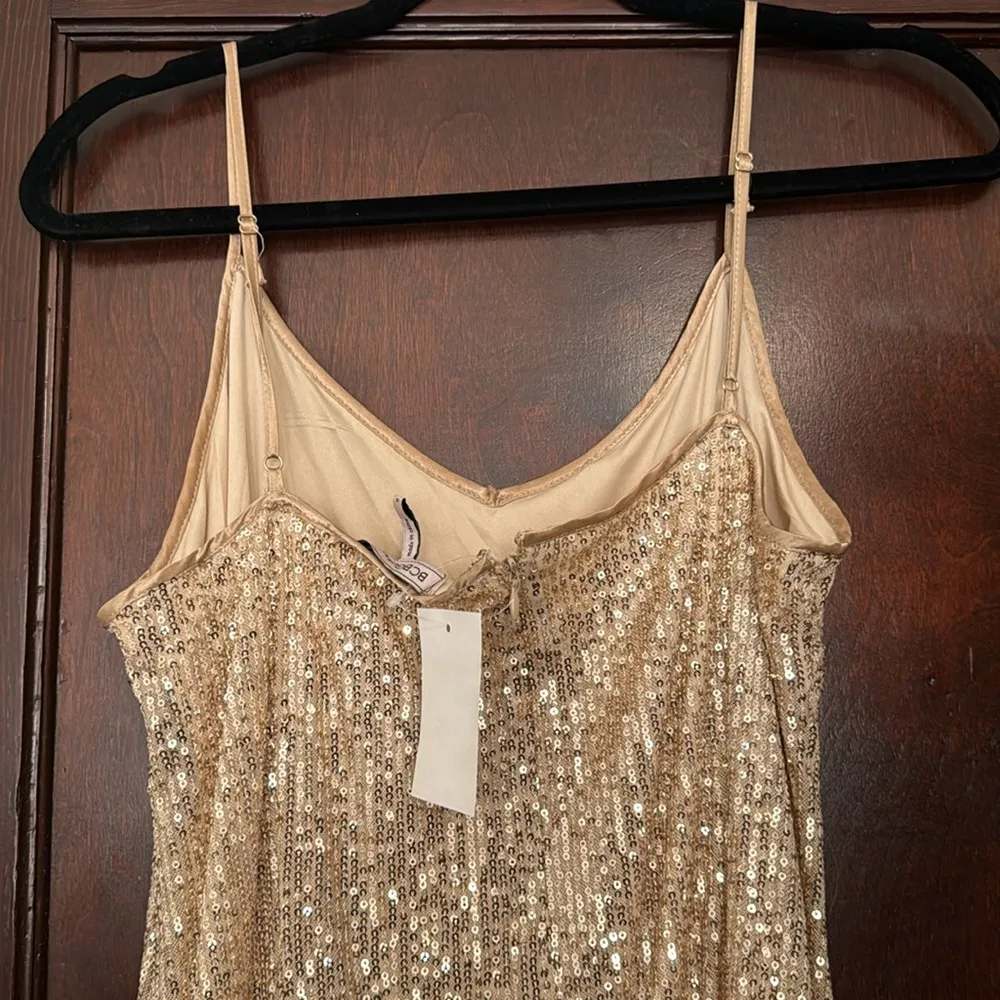 Champagne Sequin Dress - Image 3