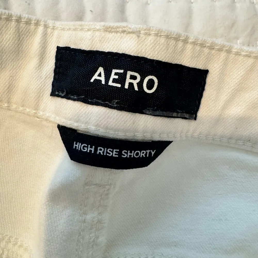 NWT Aeropostale High Rise Shorts Size 10 White - Image 9