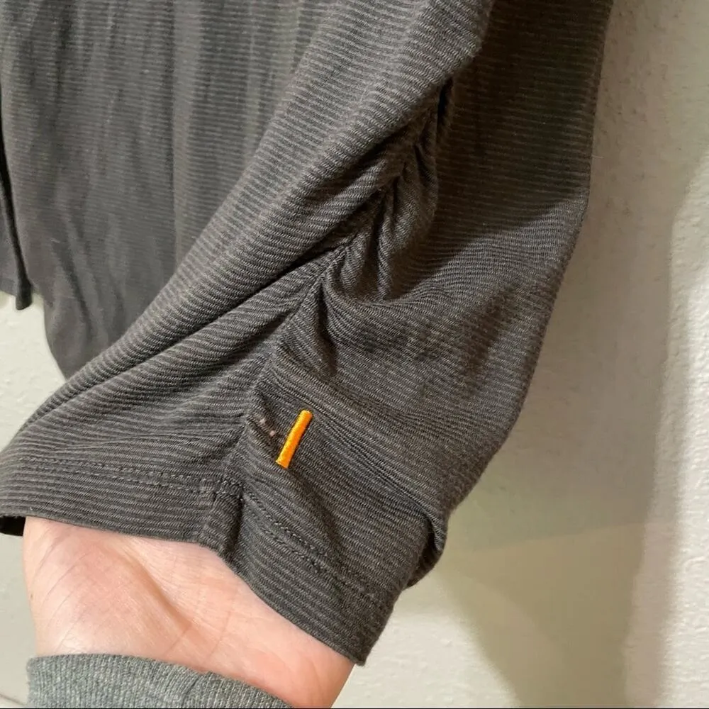 Lucy Grey Cowl Neck Long Sleeve Light Weight Sweater Womens M Blouse Casual Gray Size M - Image 2