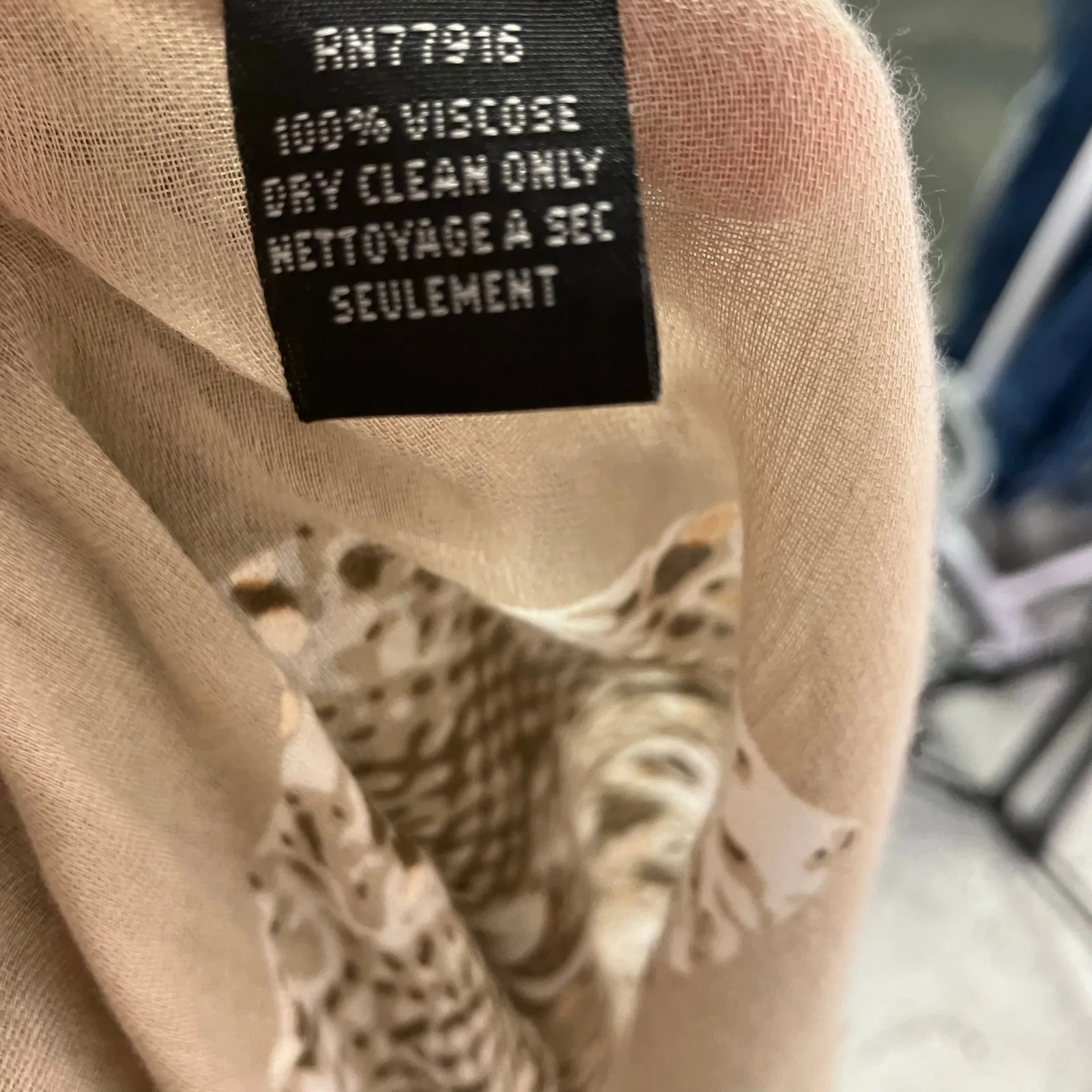 Nicole Miller New York Snakeskin Print Open Front Kimono‎ One Size New Viscose - Image 10