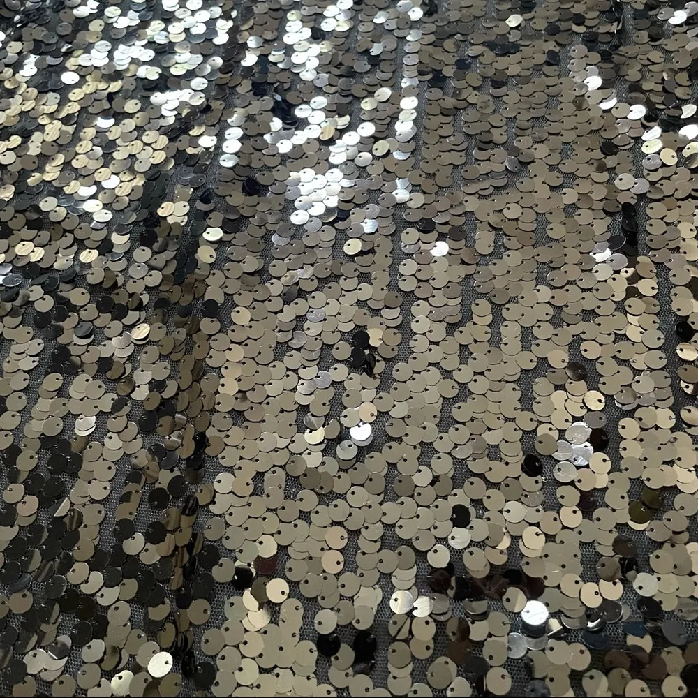 ALI & KRIS black racer back sequins tank top, size S - Image 5