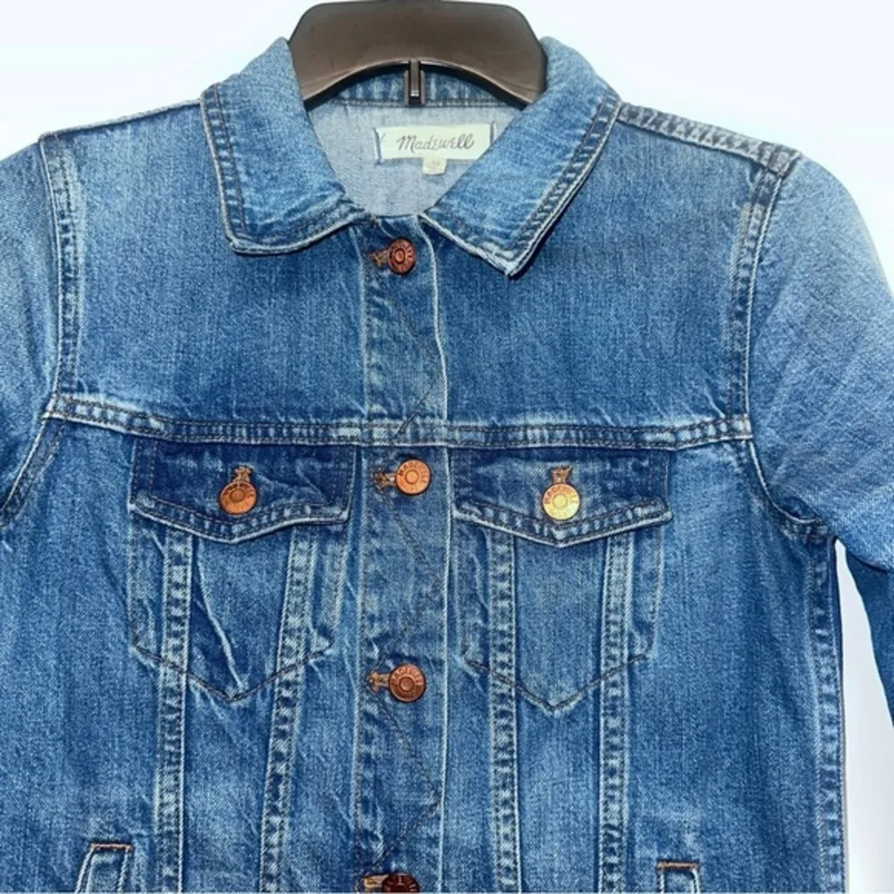 Madewell blue denim jean’s jacket‎ size XS - Image 10