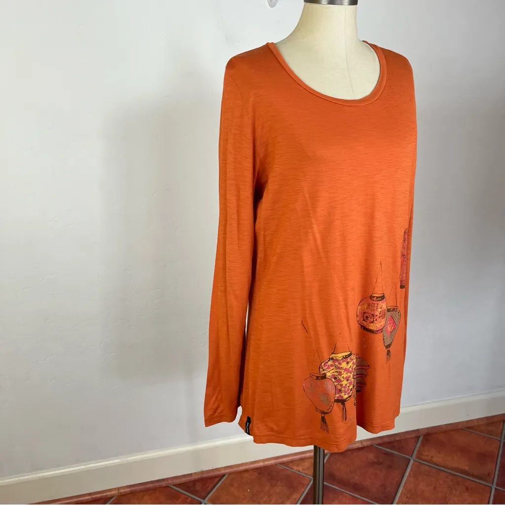 Citron Orange Lantern Long Sleeve Graphic Size XL - Image 2