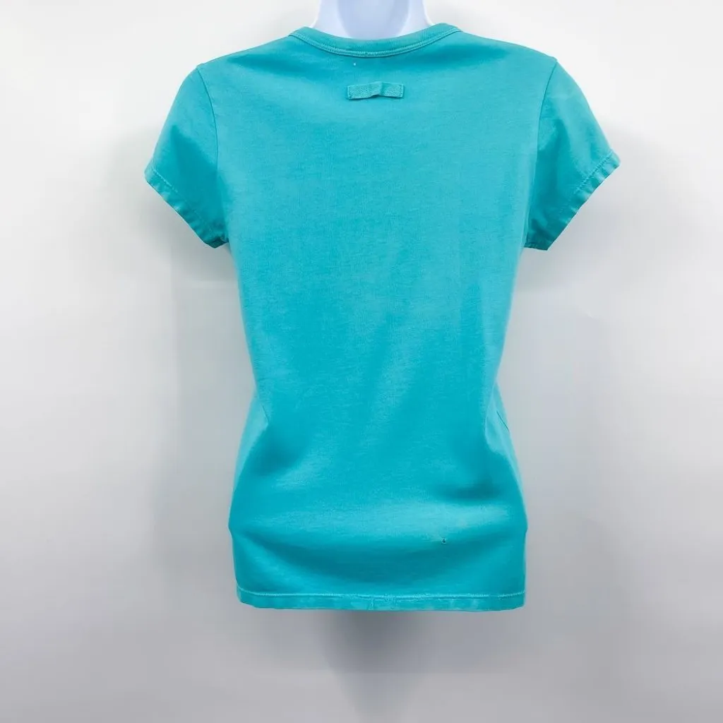 Vintage Y2K Juicy Couture Kiss My Couture Graphic Tee TShirt Top Small 2000s - Image 4