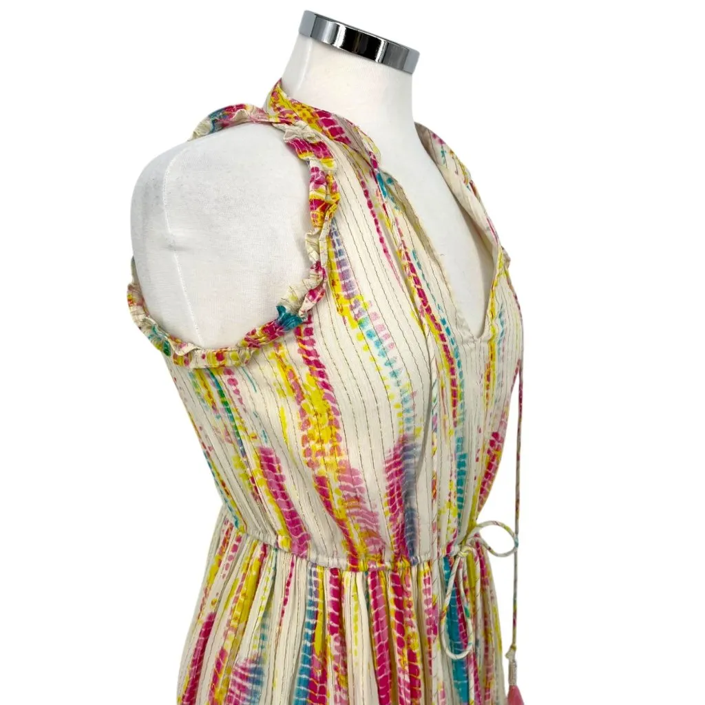 Black Tape Metallic Striped Sleeveless Tie - Image 4