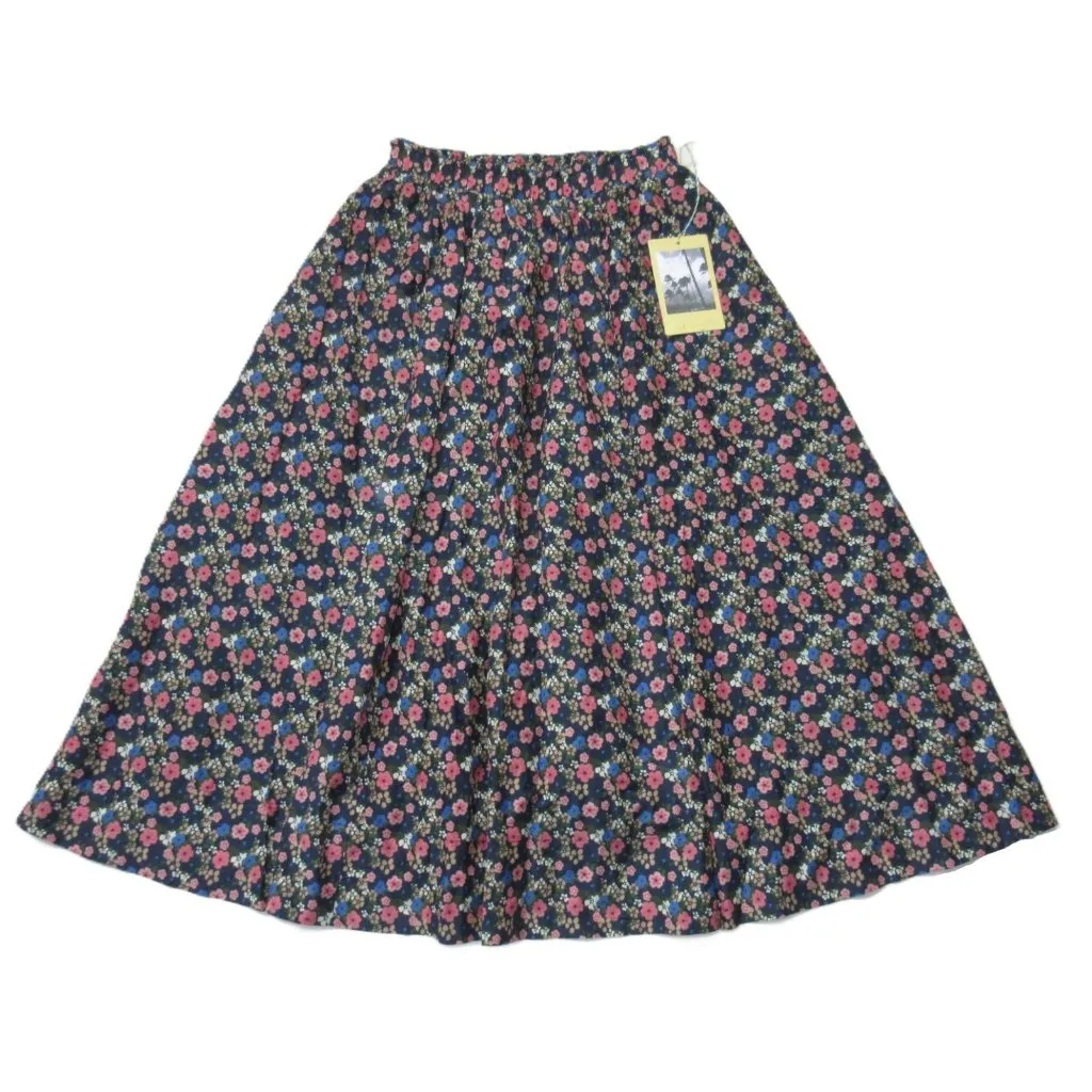 NWT Birds of Paradis by Trovata Flora Skirt in Navy Floral A - Image 5