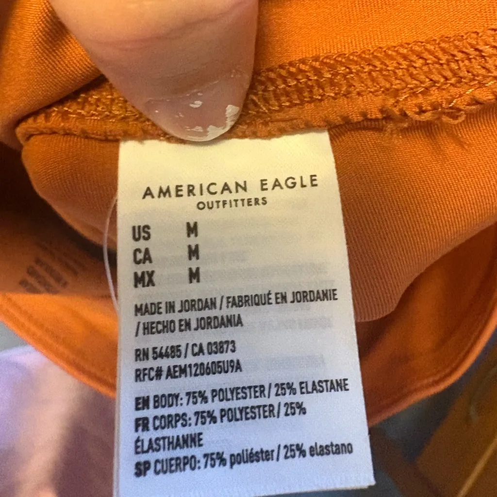American Eagle Orange Size Medium The Everything Pocket Legging Size Medium. - Image 7