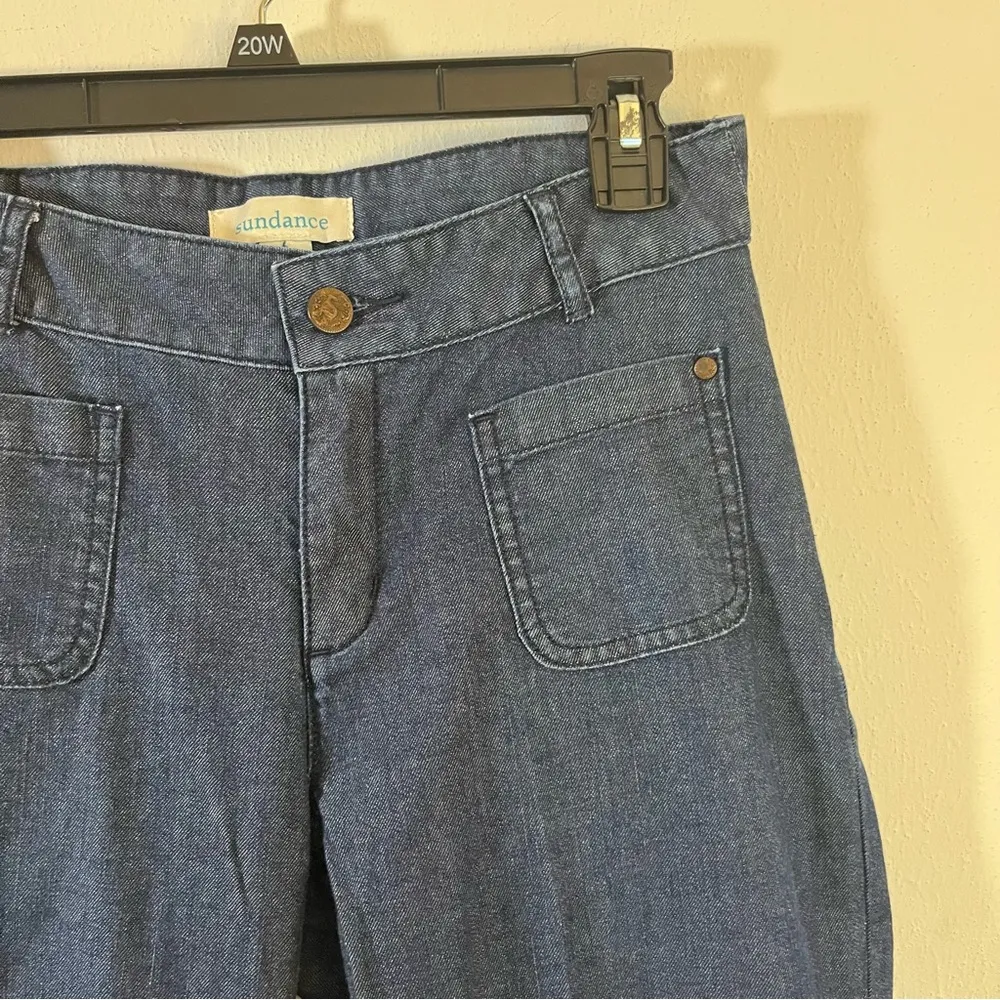 Sundance Jeans Bridget Boot Sea Cliff Medium Wash Denim in Sz 2 EUC 70s Look - Image 7