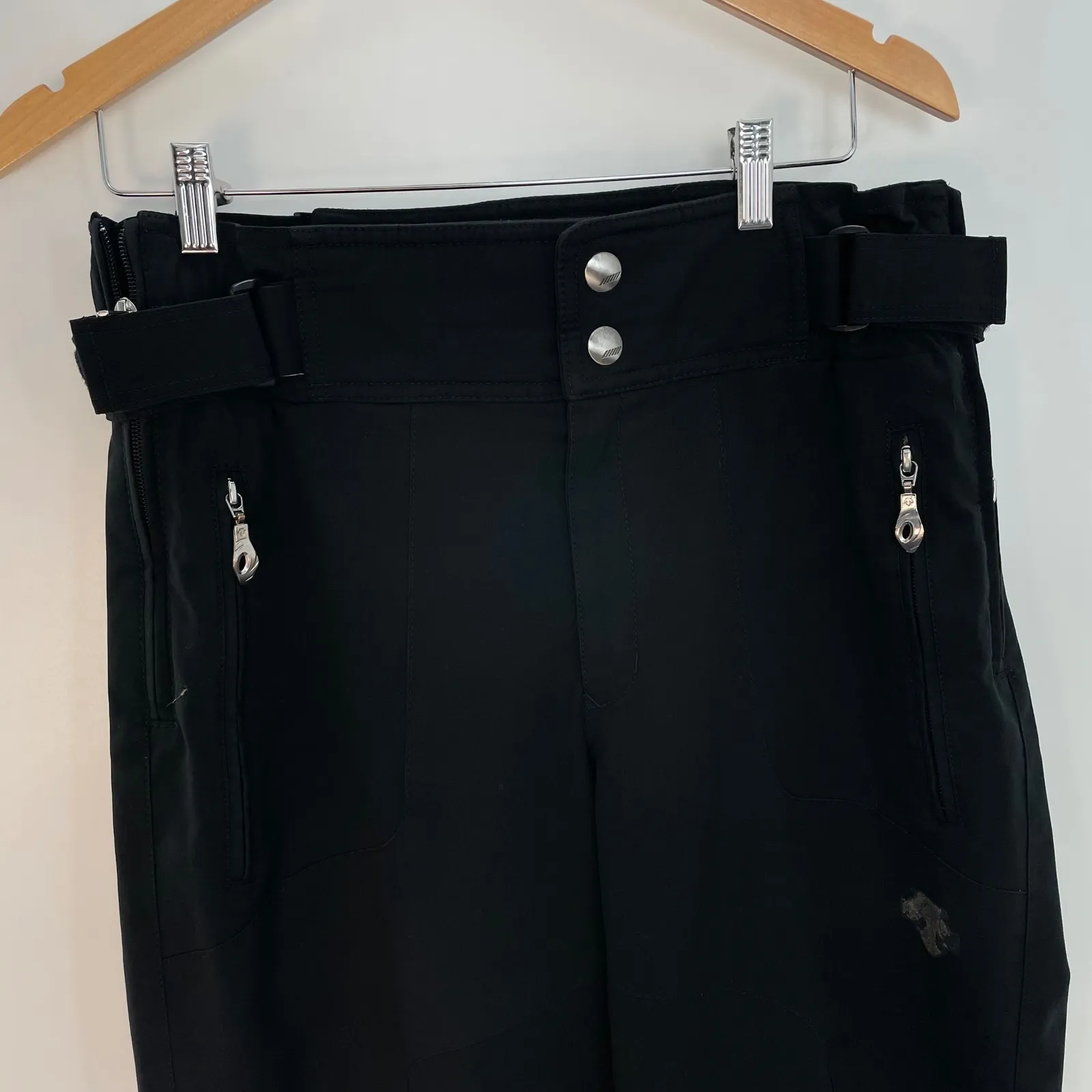 Descente Men's Black Adjustable Waist Zip Pockets Winter Gear Ski Snow Pants Size undefined - Image 6