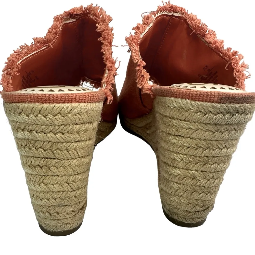 Circus by Sam Edelman Baker Espadrille Peep Toe Wedge Boho Mule Sandals Shoes 9 - Image 3