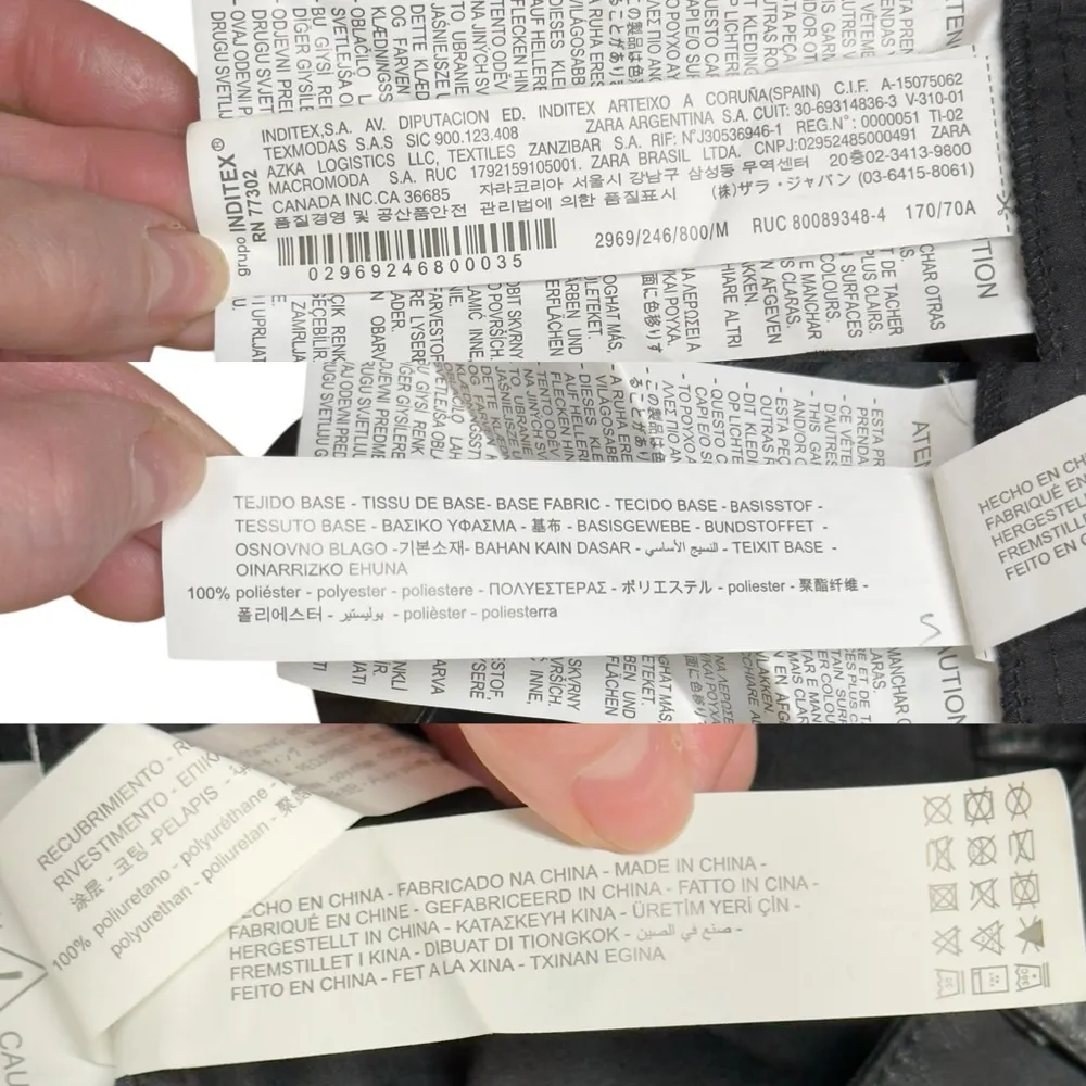 Zara High-Waisted Faux Leather Balloon Barrel Leg Trouser Pants Black 2969/246 M - Image 16