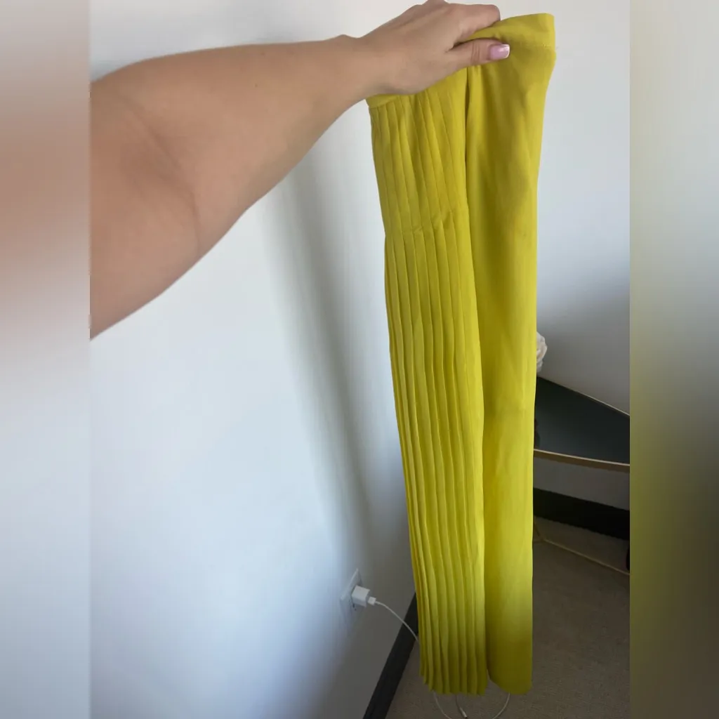 FOREVER 21 LEMON MAXI SHEER SKIRT WITH SPLITS S - Image 7